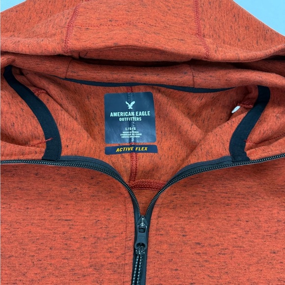 American Eagle Outfitters Red Zip Up Sweater - Picture 3 of 5